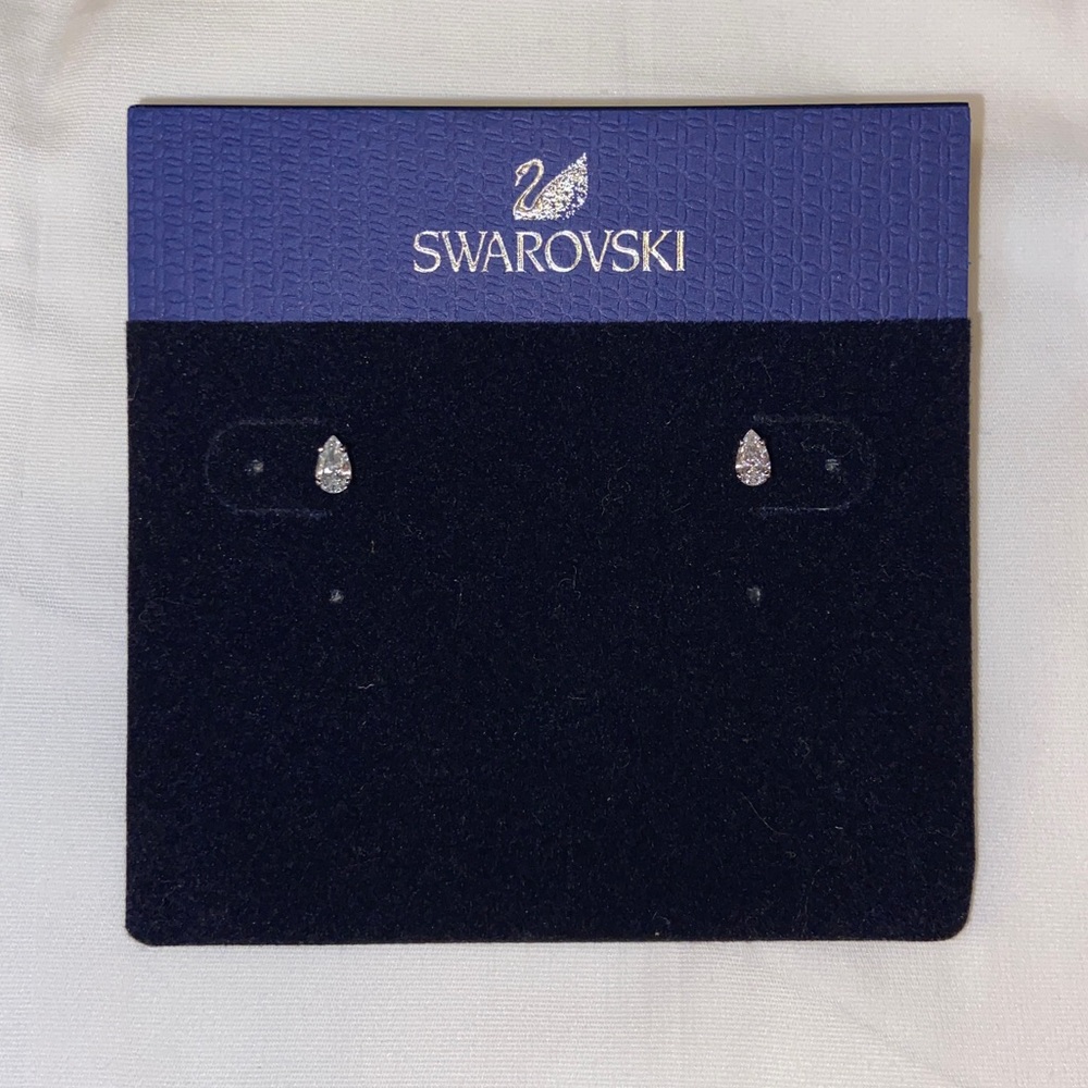 Swarovski Mini Pear Studs 💎